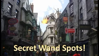Secret Magical Wands Spots in Diagon Alley at Universal Studios Orlando | Apparate Like Harry Potter