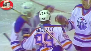 Prime Wayne Gretzky vs. Canucks | Highlights