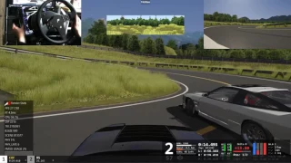 Assetto Corsa Tandem Drift Practice Onboard & Replay view