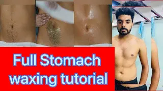 BODY WAX For 👨 Man hair remover six Manth bodywax tutorial home body wax in process in salon