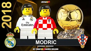Luka Modric Wins Ballon D'or 2018 • Top 10 players by France Football in Lego