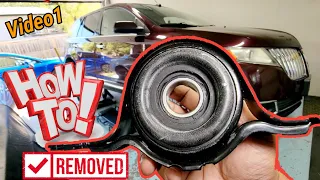 [Drive Shaft Steady Bearing] Lincoln/Edge/Cx9  How to REMOVE Center Support Bearing #cx9 #edge #mkx