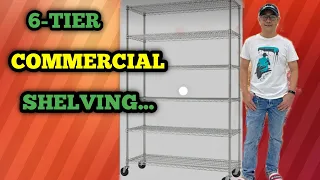 How to Assemble 6-TIER COMMERCIAL SHELVING...