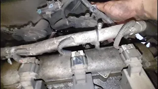 Chevy equinox exhaust manifold removal with extra EGR