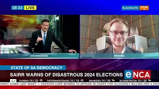 Discussion | State of SA democracy | SAIRR warns of disastrous 2024 election