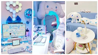 Cinnamoroll room makeover 💙Sanrio desk organization💙Stationery haul    #cindyasmr