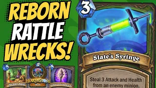 ALL MY MINIONS HAVE REBORN!?! Mummy Deathrattle Slate is CRAZY STRONG! | Duels | Hearthstone