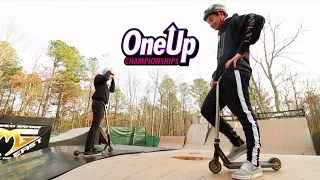 GAME OF ONE UP IN MY BACKYARD SKATEPARK!