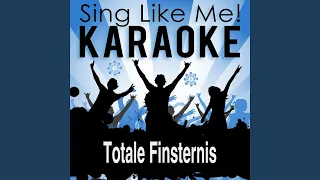 Totale Finsternis (From the Musical "Tanz der Vampire") (Karaoke Version) (Originally Performed...