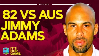 Jimmy Adams Hits 82 vs Australia In Thrilling Encounter | West Indies v Australia 1999