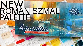 Roman Szmal Watercolor Pasqualino Fracasso Palette! | First Look Swatch with Me