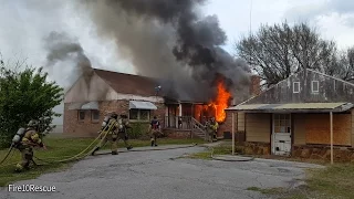 Tulsa FD 1st Alarm House Fire 3-26-17