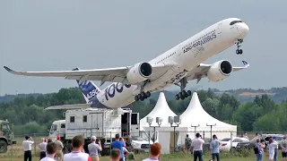 Самый длинный и самый тихий - Airbus A350-1000. Авиасалон МАКС 2021 / Жуковский ЛИИ им. Громова