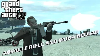 GTA 4 - Assault Rifle Reload Fix and Saiga-12 Reload Mod