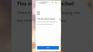 How To Fix This site can't be reached Error on Android Mobile | Google Chrome error Fix |#viral