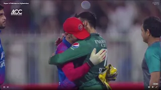 Shadab Khan's Heart Winning Gesture For Crying Afghan Players after lost Match vs PAK