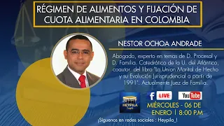 TEMA: RÉGIMEN DE ALIMENTOS Y FIJACIÓN DE CUOTA ALIMENTARIA EN COLOMBIA