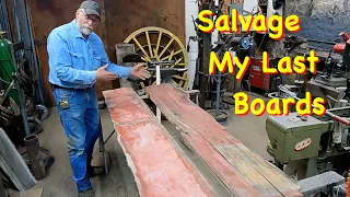 The Final Salvageable Boards For Sheep Wagon Side Boxes | Engels Coach Shop