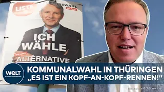 THÜRINGEN: AfD verfehlt Ziel bei Kommunalwahl! CDU stärkste Kraft - Mario Voigt im WELT Gespräch