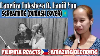 Daneliya Tuleshova 🇰🇿 - Screaming ft. Daniil Yun (dimash cover) || Filipina reacts 🇵🇭