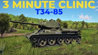 3 Minute Clinic-War Thunder Tanks-How to Destroy a T34-85