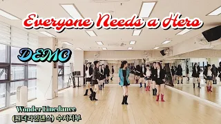 Everyone Needs a Hero (Easy Intermediate) / Line Dance (Demo) / 용인 수지지부 / 수원 광교웰빙국민체육센터 (중급반)