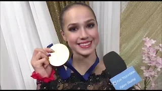 Alina Zagitova World Champ 2019 FS Interview C