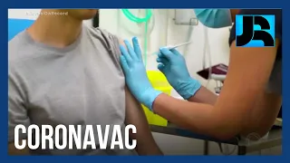 Brasil recebe mais de 5 milhões de doses da CoronaVac
