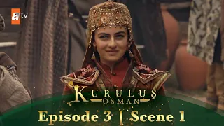 Kurulus Osman Urdu | Season 5 Episode 3 Scene 1 I Osman Sahab ki bahadur beti, Fatma khatoon!