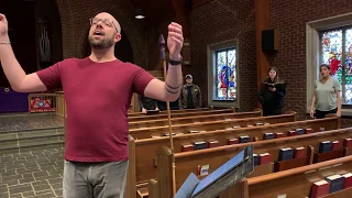 "The Parting Glass" rehearsal, JMU Treble Chamber Choir