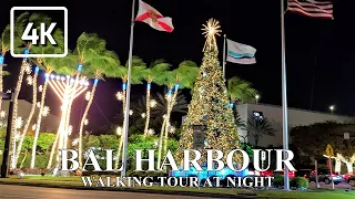 BAL HARBOUR  FLORIDA WALKING TOUR 4K UHD 60 FPS USA