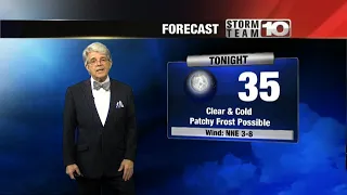 A clear and cold night expected