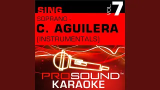 I Turn To You (Karaoke With Background Vocals) (In the Style of Christina Aguilera)