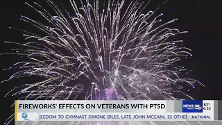 Fireworks can trigger vets with PTSD, doctor urges neighbors to be courteous during July 4th