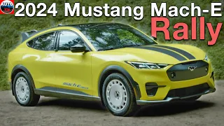 All NEW 2024 Ford Mustang Mach-E Rally - DRIVING Test