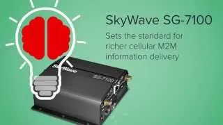 SkyWave SG-7100: The Powerfully Smart Cellular Gateway Platform