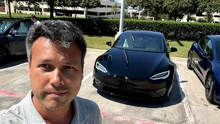 Picking up my Tesla Model S Plaid!