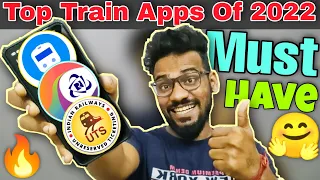 ये हैं 2022 के Top 3 Best Train Apps😍For Train Enquiry & Status,Seat Reservation & Platform Tickets👌