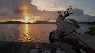 4K Sunset ride with the MT 09 SP #mt09sp #thisiswhyweride #goprohero10black