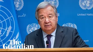 UN chief 'distressed' by Israel's plans for a Gaza siege