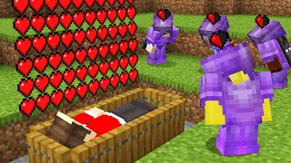 Becoming Immortal By Stealing Max Hearts On This Minecraft SMP...