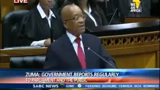 President Zuma can't Pronounce Problematising