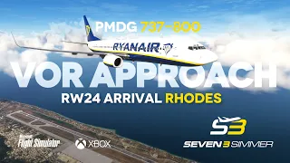 PMDG 737-800 VOR Approach & Landing TUTORIAL #microsoftflightsimulator #msfs2020 #msfs #pmdg