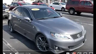 2012 Lexus IS250 F-Sport Full Tour & Start-up at Massey Toyota