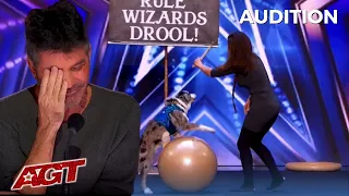 Can Simon Cowell EVER Say NO to a Dog Act on America's Got Talent?