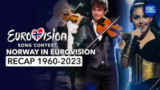 🇳🇴 NORWAY in Eurovision 1960 - 2023 | RECAP All Songs (Norge i Eurovision)