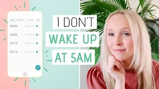 WAKING UP AT 5AM » Why I don't do it