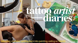 In NYC | getting back into painting, tattooing, ceramics!!!