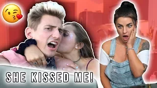 ANOTHER GIRL KISSED ME! My girlfriend reacts... (JEALOUS)