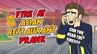 Asian Restaurant Fire Prank